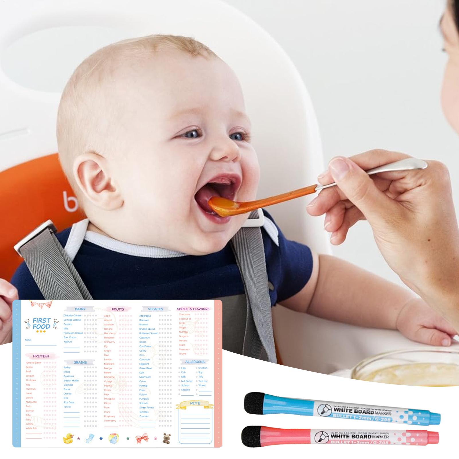 Baby First Foods Checklist Mag - Baby Food Menu recension och pris