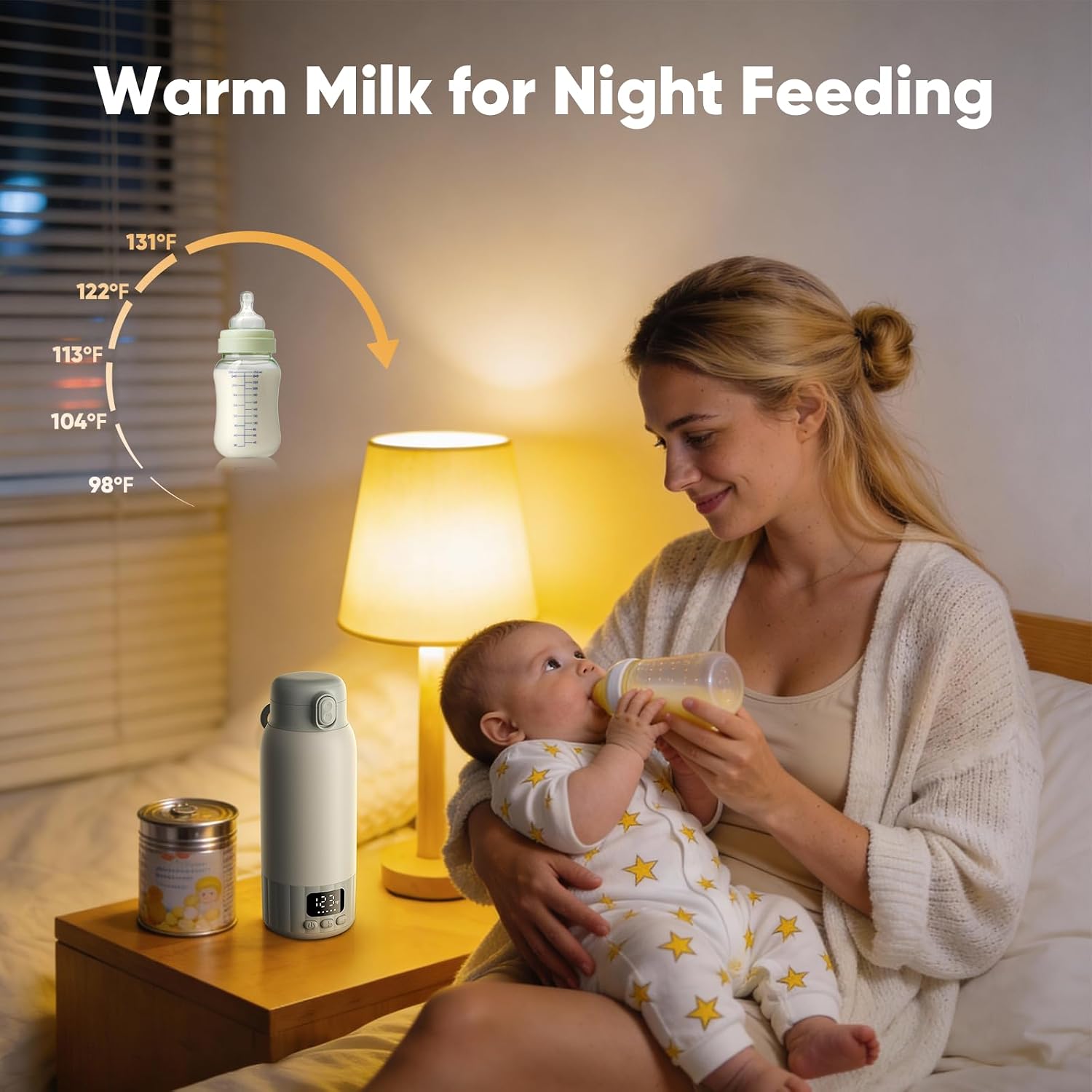 Portable Bottle Warmer, 17oz L - Baby Food Warmer recension och pris