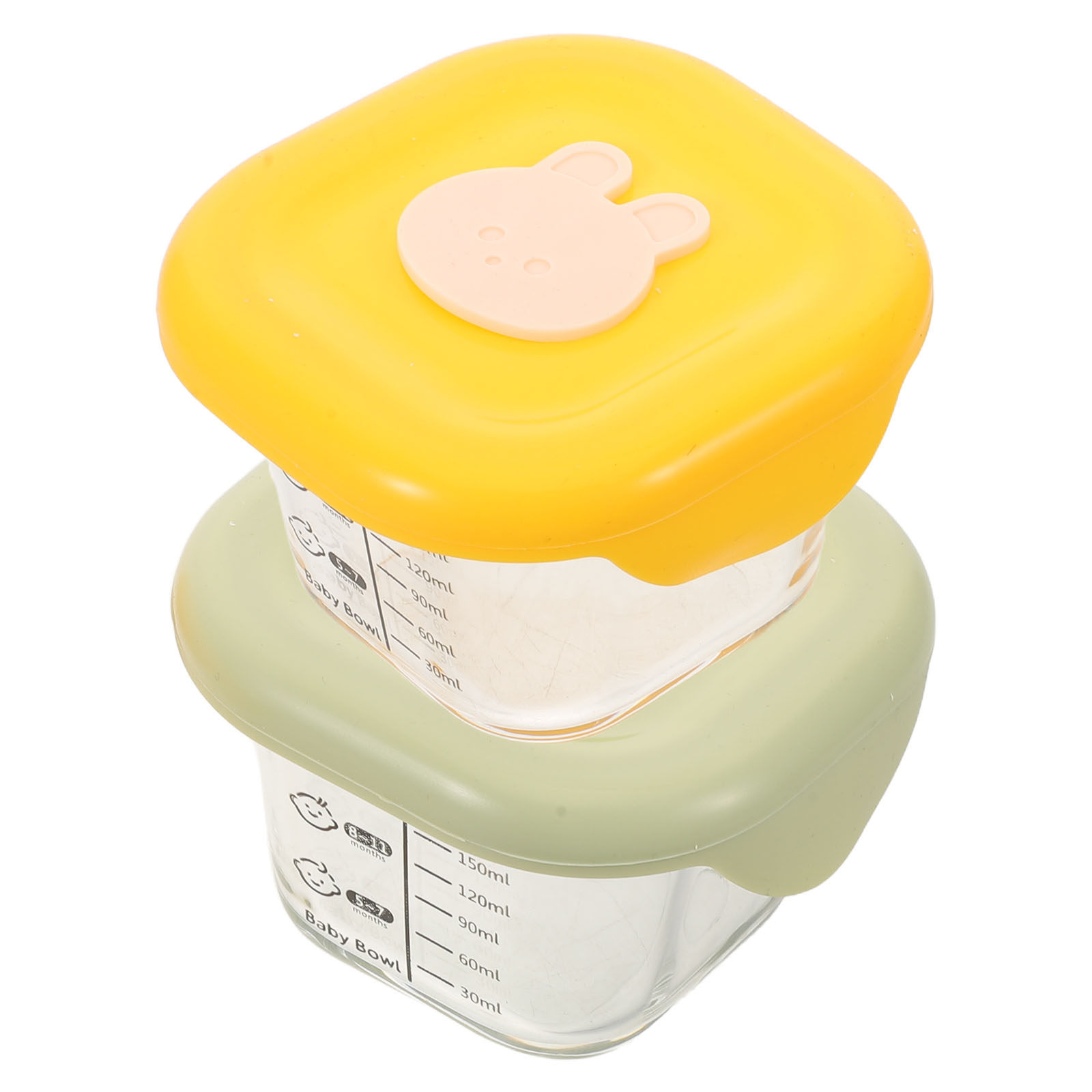 2Pcs Baby Food Storage Contain - Baby Food Jars With Lids recension och pris